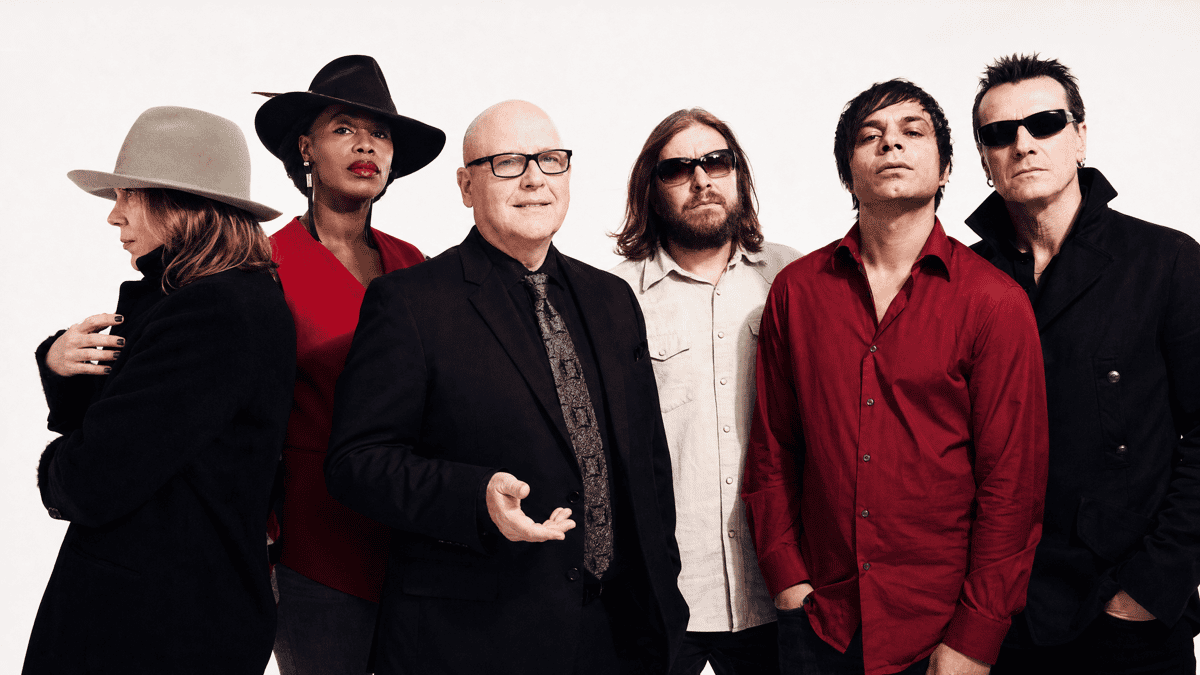 Group portrait of this week's top artists: Pixies, Doves, Dream Theater, Oceansize, Simple Minds, Supertramp