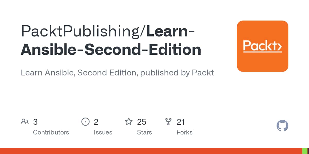 Learn Ansible, Second Edition, published by Packt. Contribute to PacktPublishing/Learn-Ansible-Second-Edition development by creating an account on GitHub.