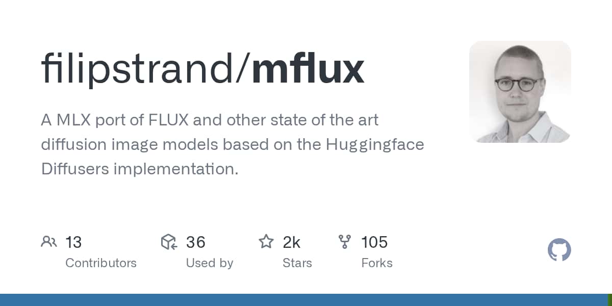 A MLX port of FLUX and other state of the art diffusion image models based on the Huggingface Diffusers implementation. - filipstrand/mflux