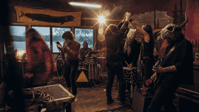College Radio Rain and Boardwalk Fire Beneath Haunted Pines