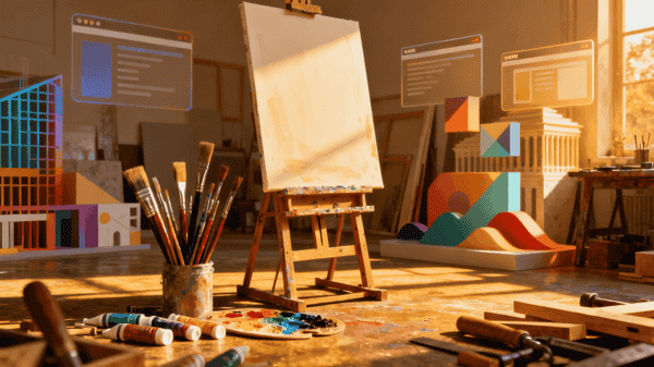 Blog redesign cover showing modern Astro and Tailwind CSS branding