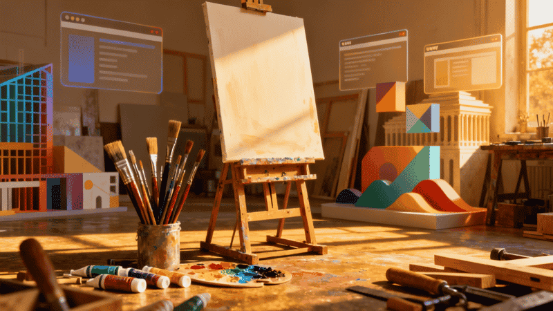 Blog redesign cover showing modern Astro and Tailwind CSS branding